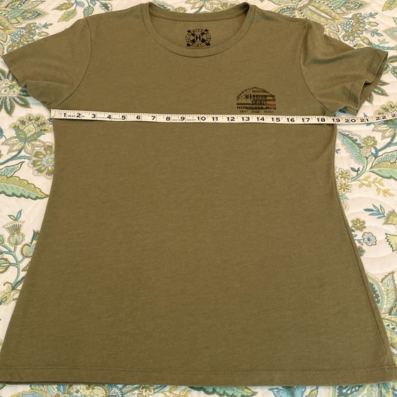 Howitzer women’s t-shirt, olive green, size XL. - Picture 6 of 8